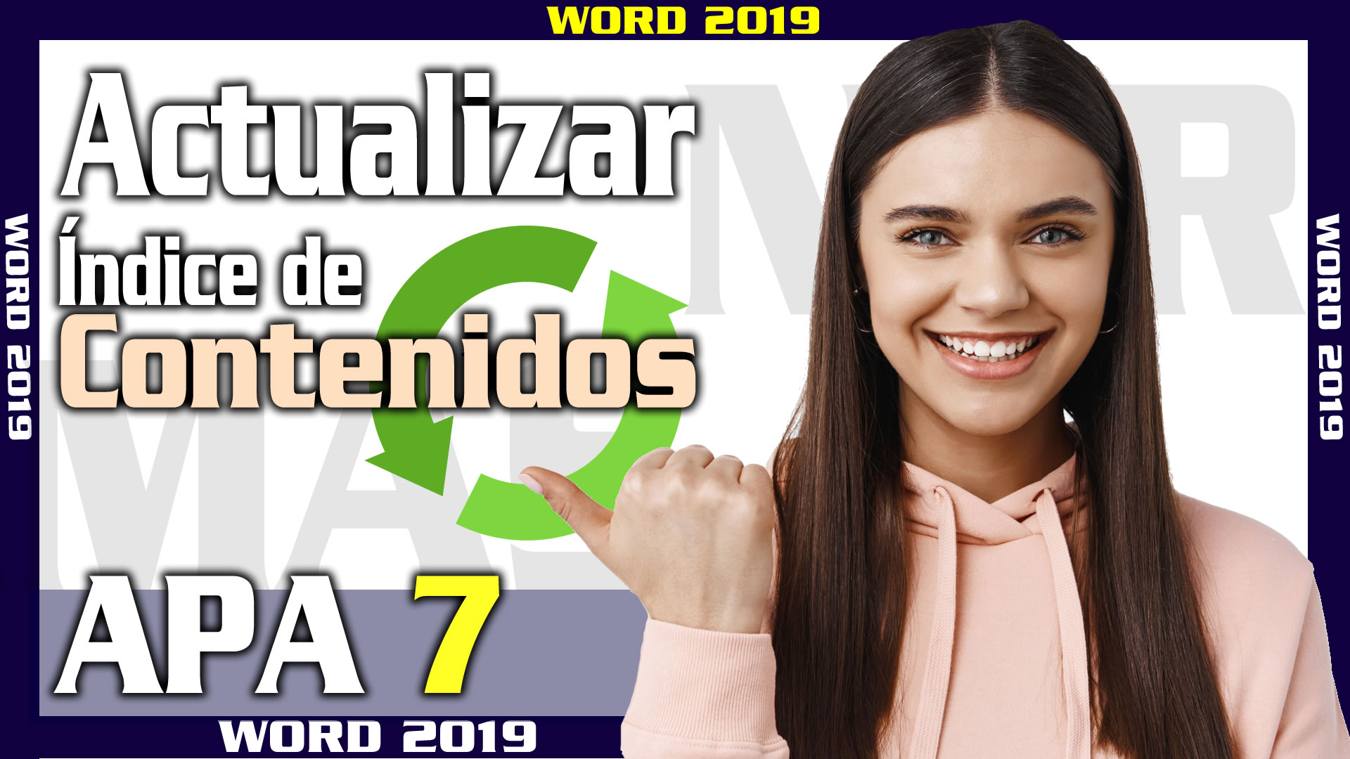 como actualizar el indice de contenido en word - curso de referencias bibliograficas apa 7ma edicion