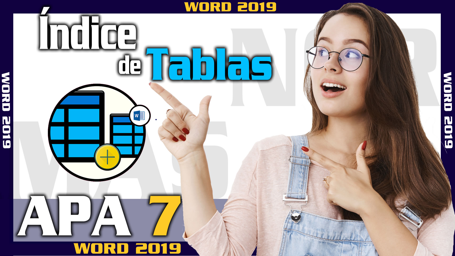 como crear un indice de tablas en word - curso de citacion apa 7