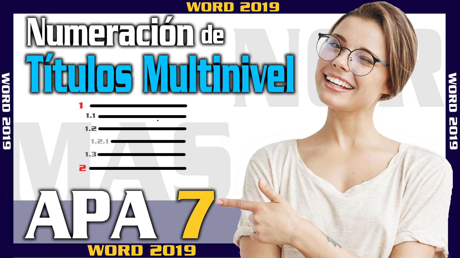 numeracion de titulos y subtitulos multinivel normas apa 7